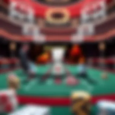 An online baccarat game interface showcasing modern trends