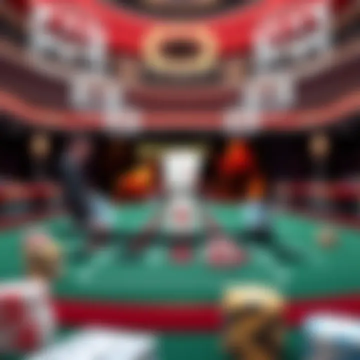 An online baccarat game interface showcasing modern trends