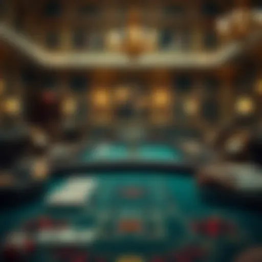 Historical depiction of Baccarat card game evolution