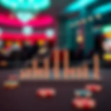 Graph depicting trends in online baccarat gaming