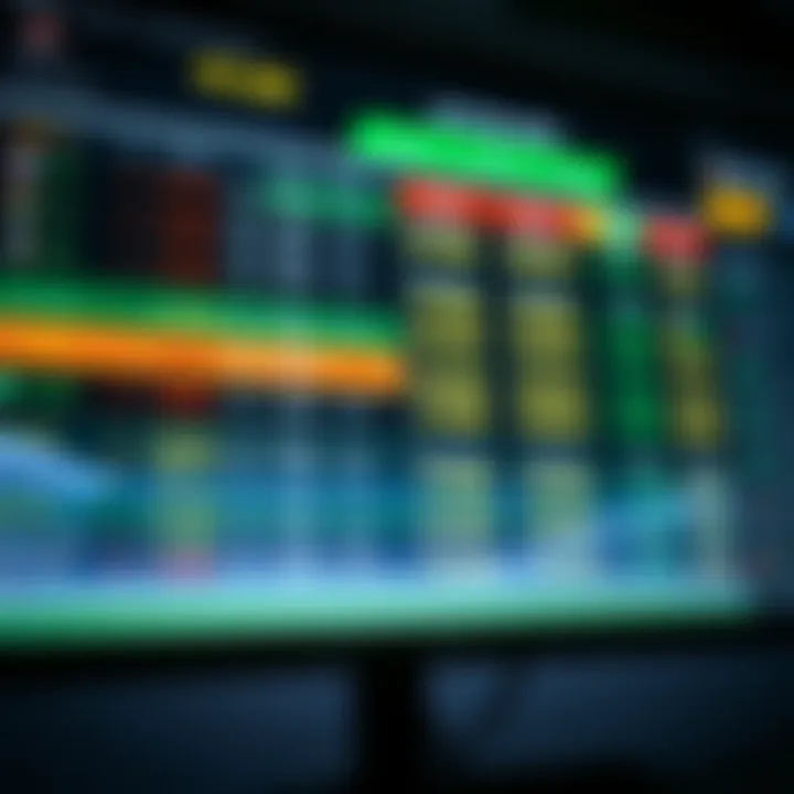 A digital interface showcasing various betting odds