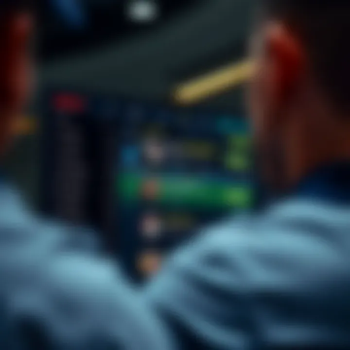 A digital sportsbook interface showcasing various betting options.