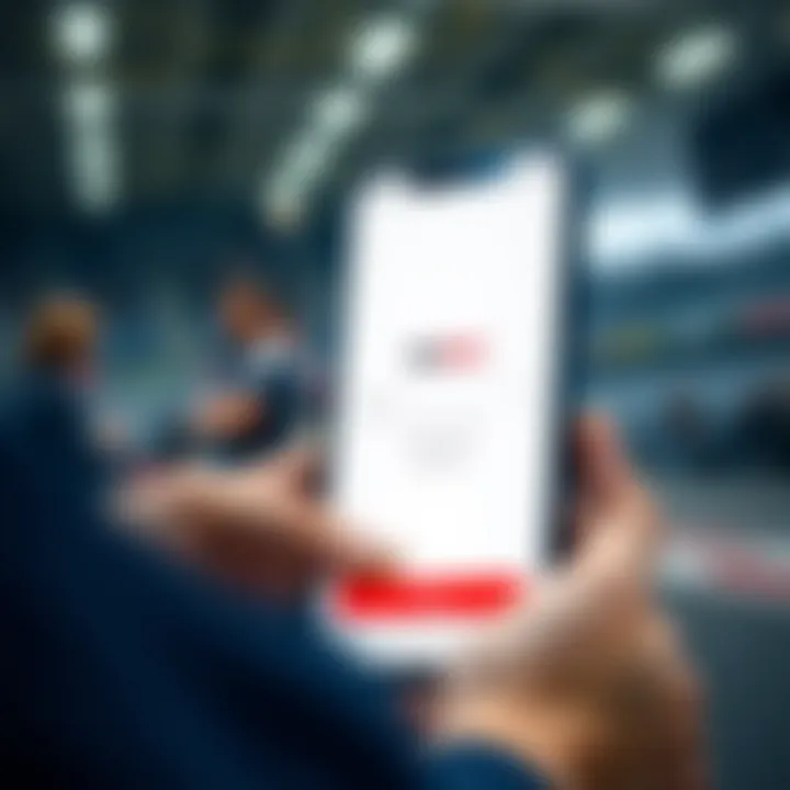 Mobile Login Interface of Betfred Mobile interface of Betfred login