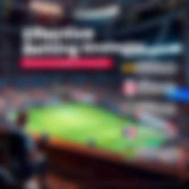 Strategic infographic highlighting effective betting strategies for players