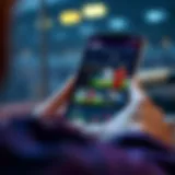 User interface of Betway app showcasing sports betting features