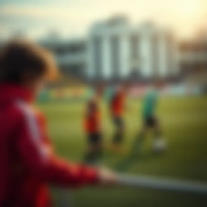 Youth training session illustrating the player development system in Bulgaria