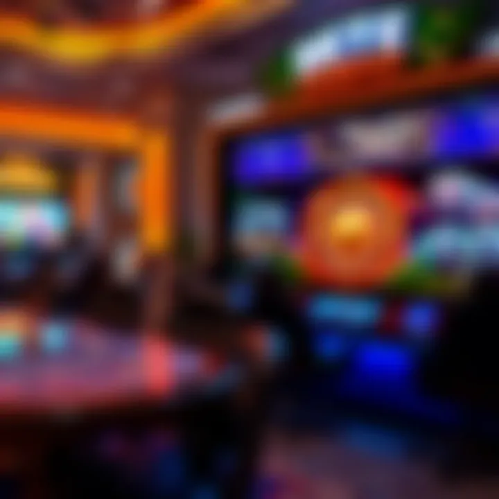 Casino site overview with vibrant graphics