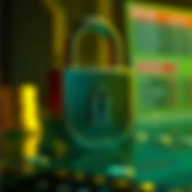 A secure padlock symbolizing website security and trustworthiness