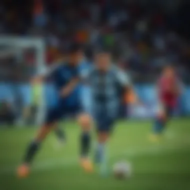 Famous players in Copa Libertadores action