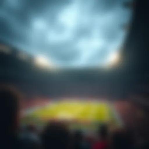 Copenhagen's iconic stadium during a match