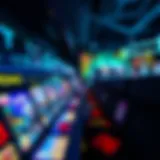 Cryptocurrency casino interface showcasing games