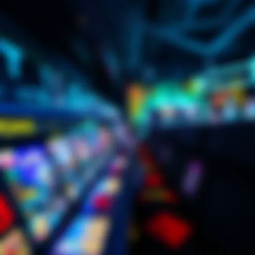 Cryptocurrency casino interface showcasing games