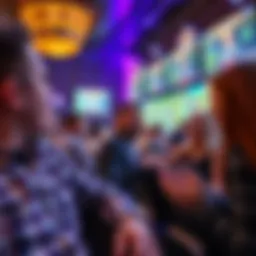 Exciting live betting atmosphere