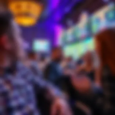 Exciting live betting atmosphere