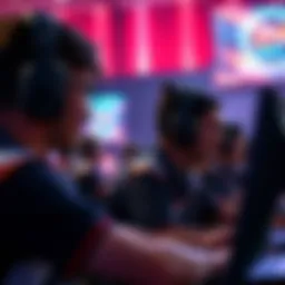 Dynamic esports tournament action