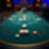 A strategic blackjack table layout