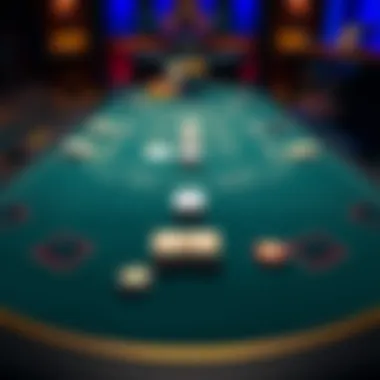 Understanding the Evolution Blackjack Table A strategic blackjack table layout