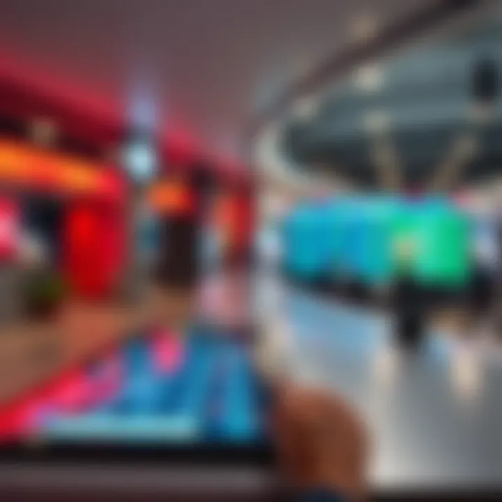 A digital platform showcasing various betting types