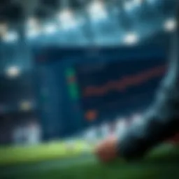 Dynamic football betting interface