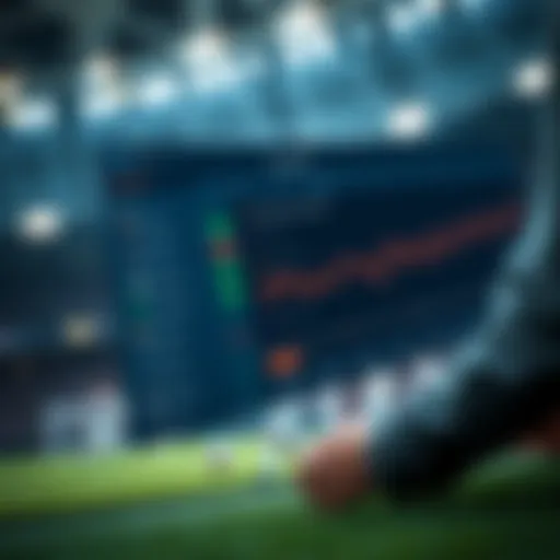 Dynamic football betting interface