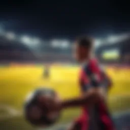 Dynamic football match action