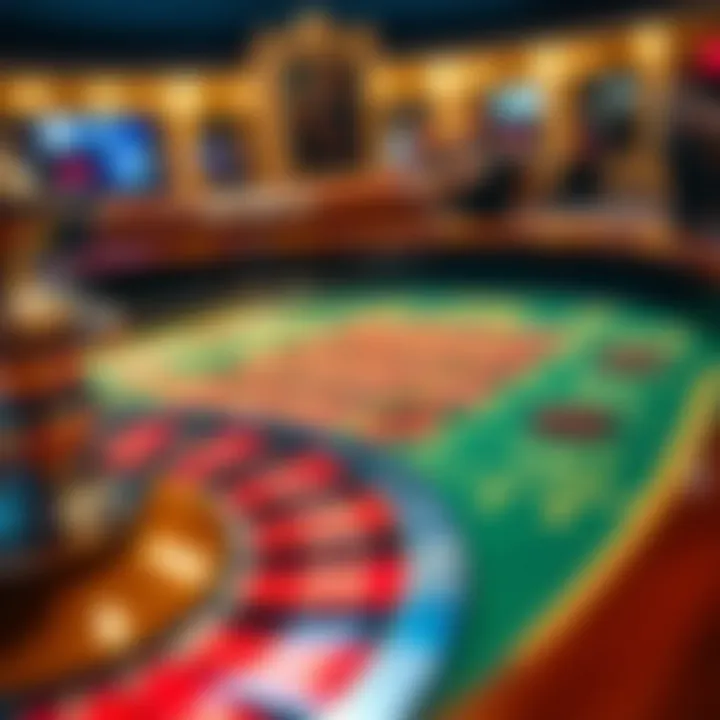 Understanding the Roulette Table: Layout and Options Close-up of roulette table layout