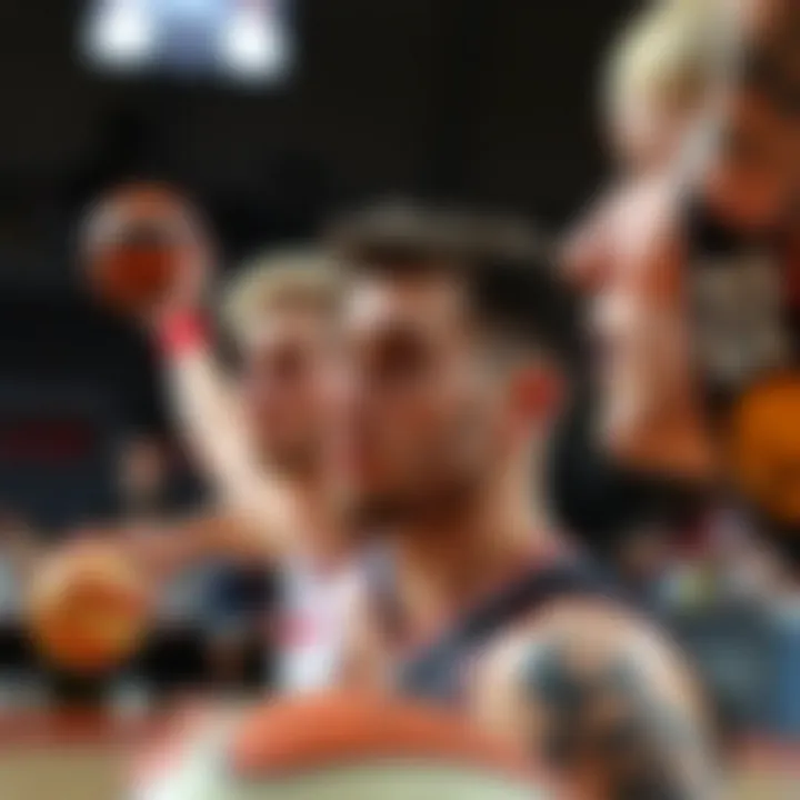 Top players in Basketball Bundesliga in action