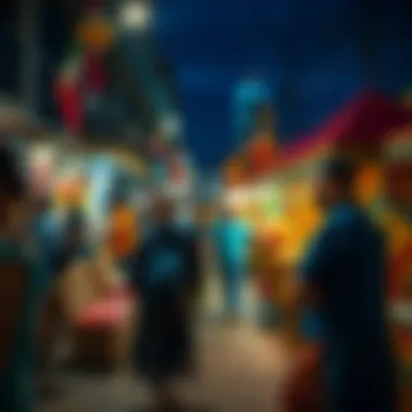 Cultural festival scene in Houston displaying diverse traditions