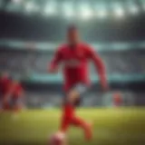 Kingsley Coman showcasing his dribbling skills on the pitch