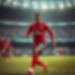 Kingsley Coman showcasing his dribbling skills on the pitch