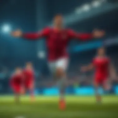 Kingsley Coman celebrating a goal with passion