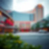 Casino exterior showcasing modern architecture