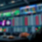 Diverse betting options shown in a digital format