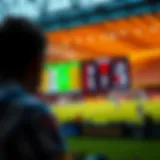 Concept of live score betting