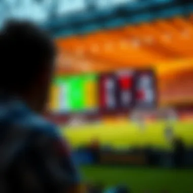 Concept of live score betting