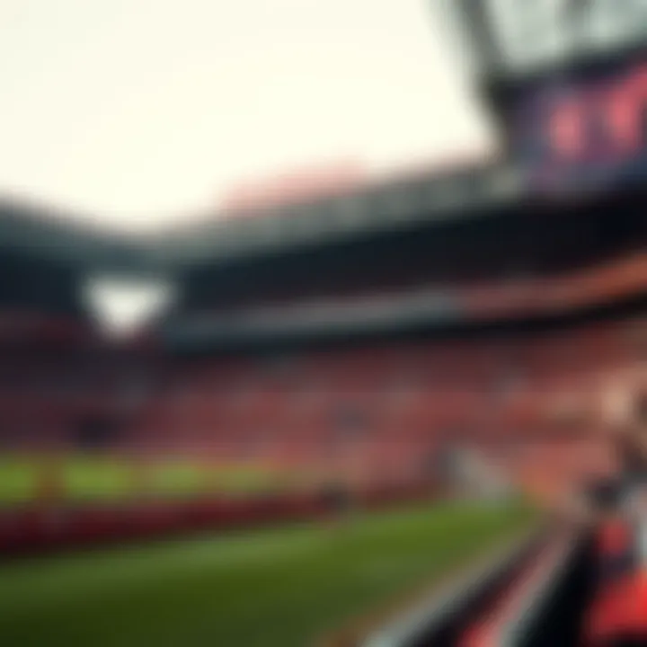 Liverpool's iconic Anfield stadium showcasing a vibrant match day atmosphere