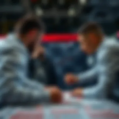 Strategic fight analysis on a tactical board