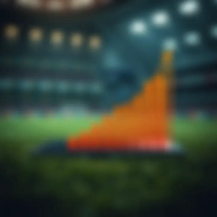 Graph illustrating the growth of mobile betting solutions