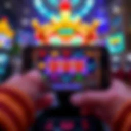 A visually stunning mobile slot game interface showcasing vibrant graphics and engaging gameplay.