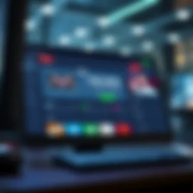 Innovative sports betting platform interface showcasing sleek design