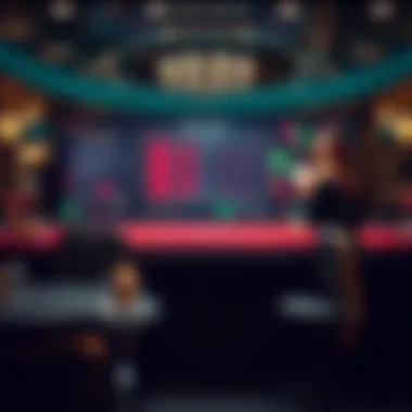 A secure online platform interface for playing baccarat