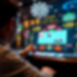 A captivating online blackjack game interface showcasing vibrant graphics and engaging gameplay.