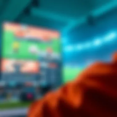 Exciting online football betting interface