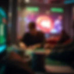 Visual representation of online poker gameplay