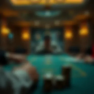 Illustration of optimal decision-making in blackjack