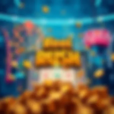 A captivating illustration depicting the bonus features and rewards system of Reel Rush