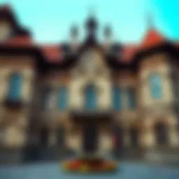 Historic Romanian architecture reflecting cultural heritage