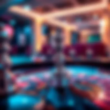 Strategic icons representing various betting strategies in roulette