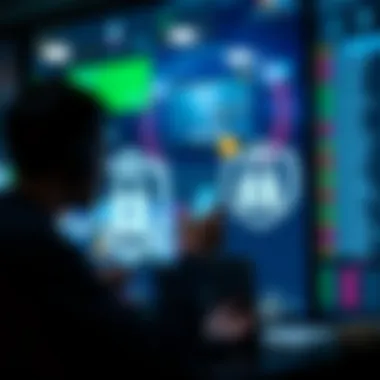 A secure online environment with encryption symbols and safe gaming practices.