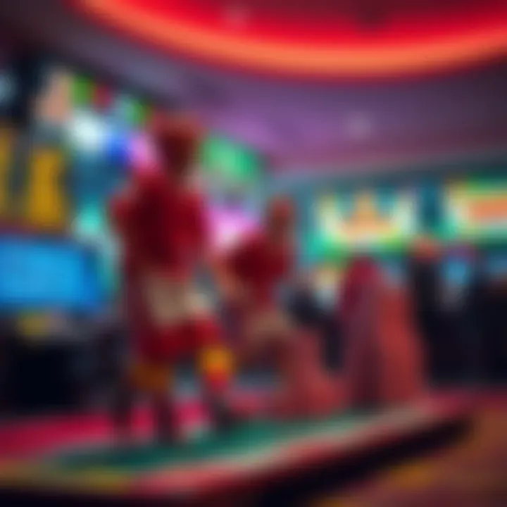 Visual representation of sports and casino betting growth